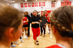 Volleyball Listen GIF by Central College Athletics