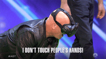 Howie Mandel I Dont Touch Peoples Hands GIF by America's Got Talent