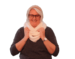 Hat Scarf Sticker by Marieke Valbracht