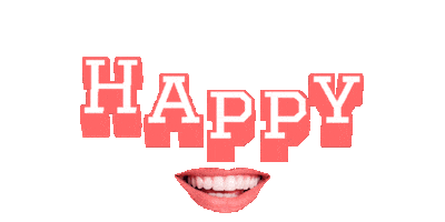 Happy Sticker