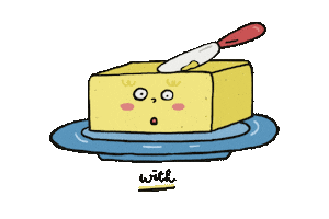 Butter Sticker by cypru55