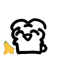 Banana Skin Sticker by Annafish