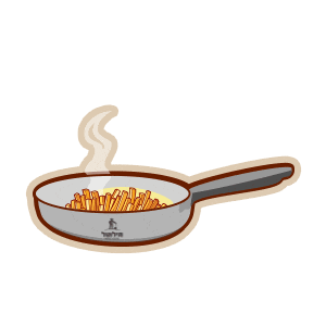 Fries Sticker by sweetstore