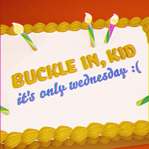 Buckle Up Its Only Wednesday GIF