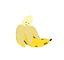 Banana Sticker by Hundred Heroines