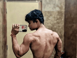 Gym Back Muscles GIF