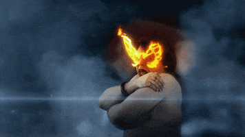 Flames Firebird GIF by Cherylyn Barnes