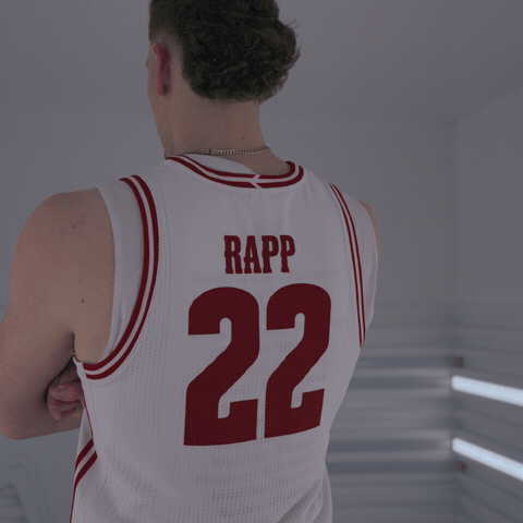 Badger Basketball Rapp GIF by Wisconsin Badgers