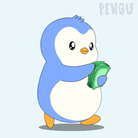 Money Penguin GIF by Pudgy Penguins