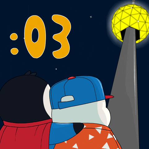 Happy New Year Celebration GIF by Pudgy Penguins