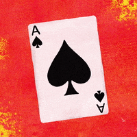 Ace Of Spades Poker GIF by Kev Lavery