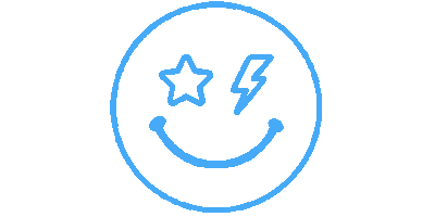 Happy Feliz Sticker by Electric Neon