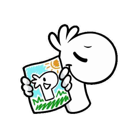 Paulchen Februar Sticker by Paulberger