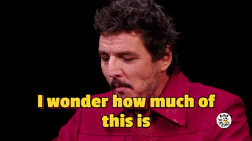 Pedro Pascal Mustache GIF by First We Feast
