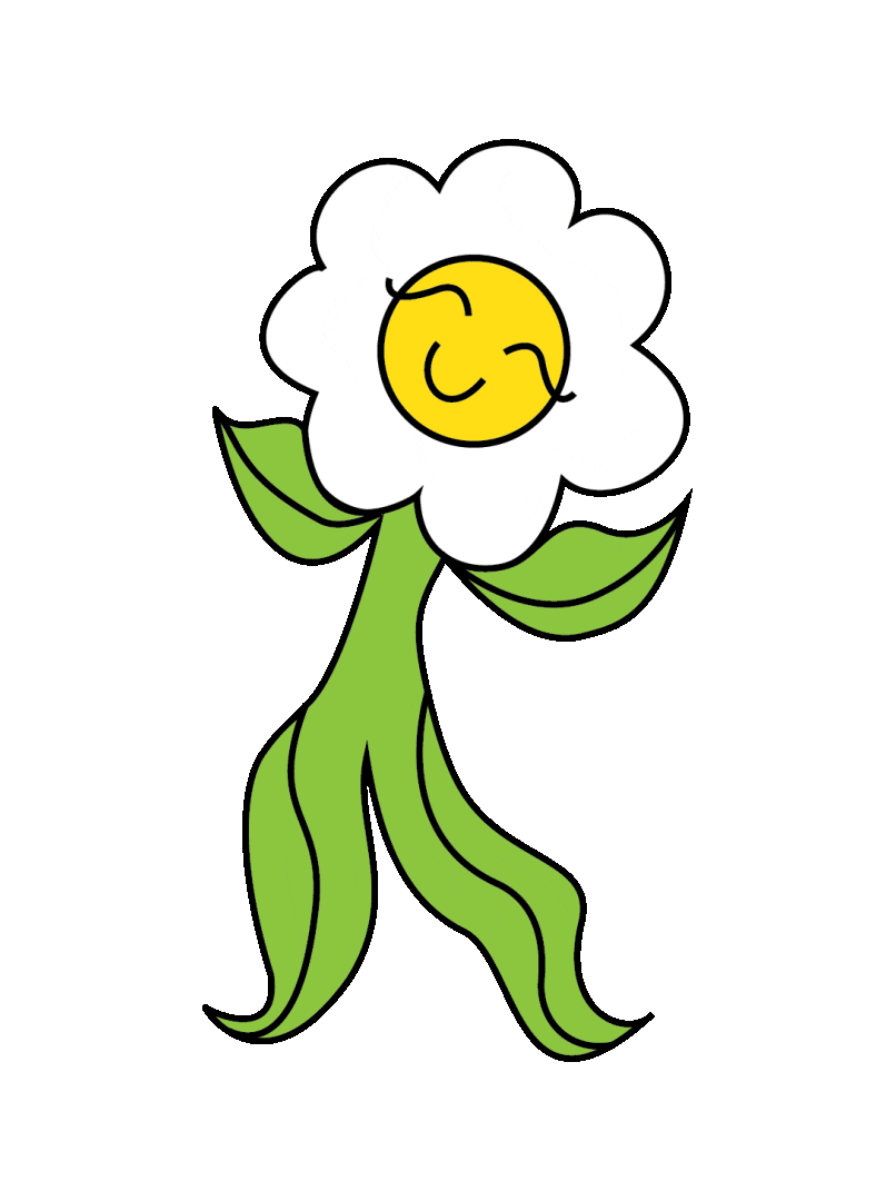 Happy Flower Sticker
