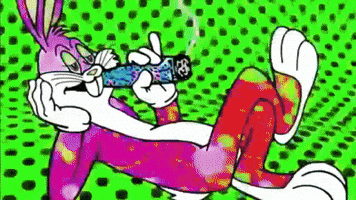 mimosa psy rabbhit - mimogif GIF