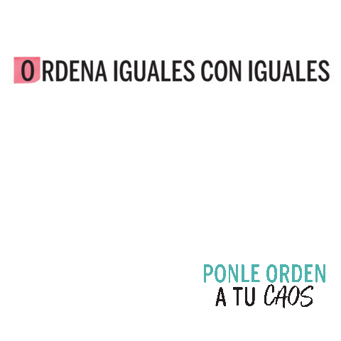 Ponleordenatucaos Sticker by QUO VADIS BLOGS