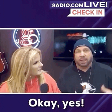 Garth Brooks Yes GIF by Audacy