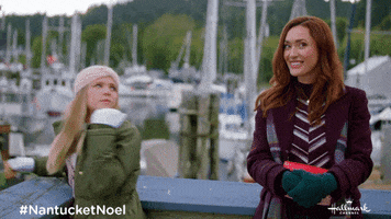 Sarah Power Laughing GIF by Hallmark Channel