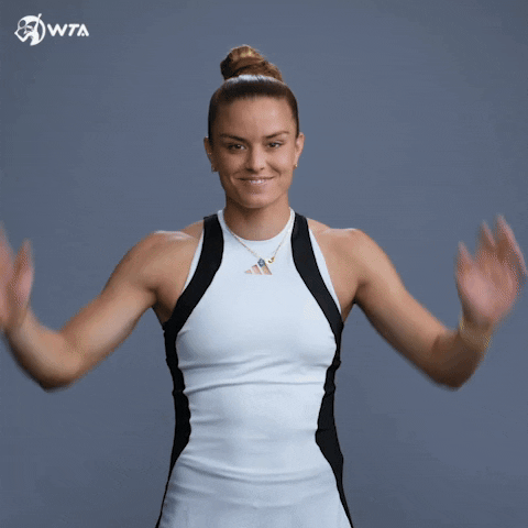 Maria Sakkari Hello GIF by WTA