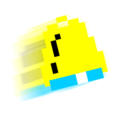 Waka Waka Pacman Sticker by Knobby