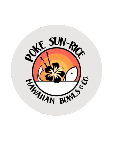 Poke Sun-Rice Sticker