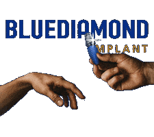 Dental Implant Bluediamond Sticker by MegaGen Implant