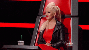 eat christina aguilera GIF by The Voice