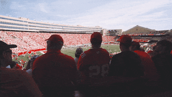 Badger Football GIF by Wisconsin Badgers