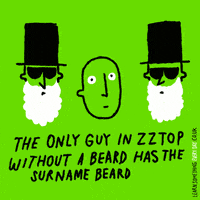 Zz Top Lol GIF by Learn Something Every Day