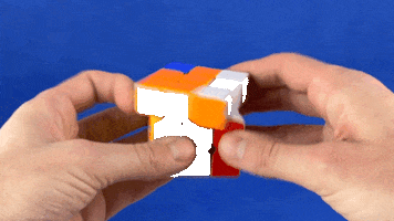 FYFT zoom cube fingers scramble GIF