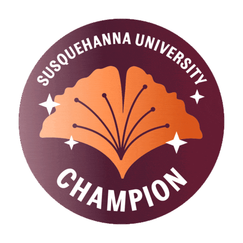 River Hawks Champion Sticker by Susquehanna University