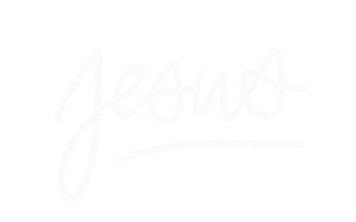 Jesus Lettering Sticker