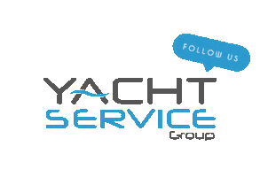 Follow Sticker by Yacht Service Group