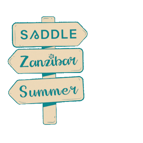 Abu Dhabi Summer Sticker by Saddle Cafe
