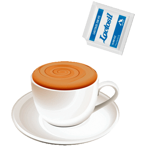 Caf Capuccino Sticker by Digeliv