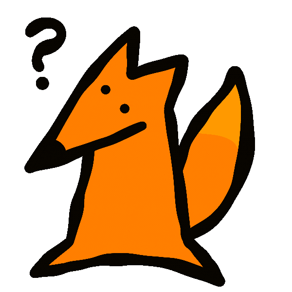 Fox What Sticker