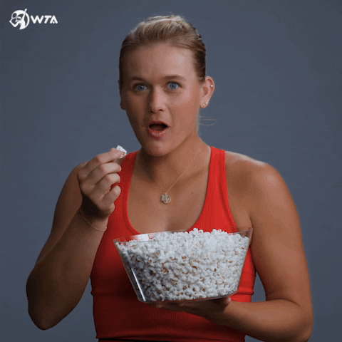 Shocked Tennis GIF by WTA