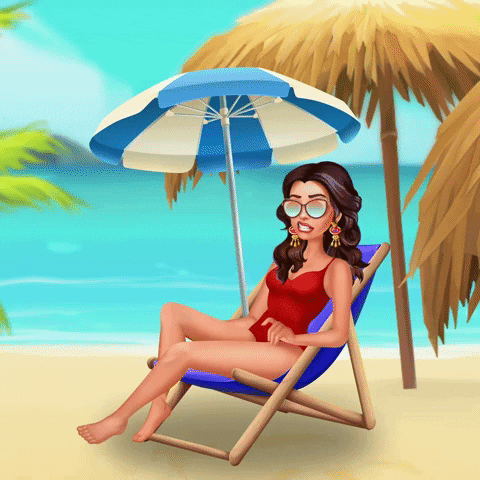 Sunbathing Sunny Day GIF by G5 games