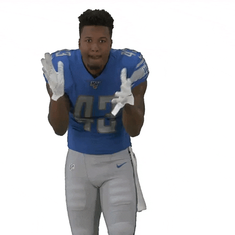 Happy National Football League GIF by Detroit Lions