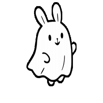 Halloween Bunny Sticker by La Pradera Online