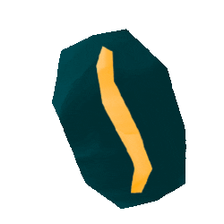 Emiel Bohne Sticker by Feinrot