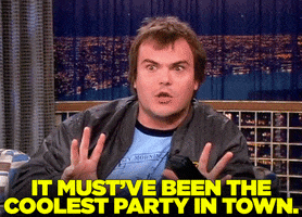 Jack Black Party GIF by Team Coco