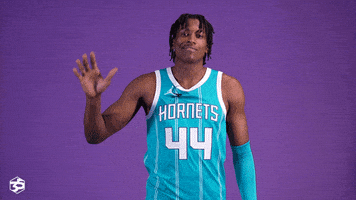 Basketball Hello GIF by Charlotte Hornets