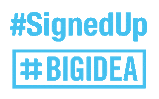 Signedup Sticker by BIG IDEA