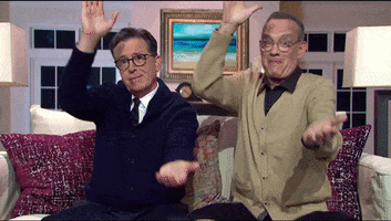 Tom Hanks Dance GIF by The Late Show With Stephen Colbert