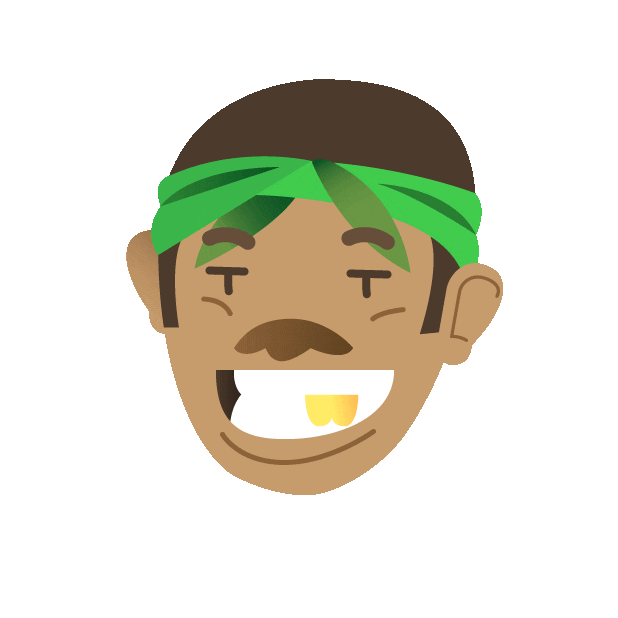 Happy Sticker