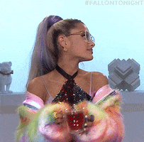 Ariana Grande Waiting GIF by The Tonight Show Starring Jimmy Fallon