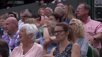 centre court fans GIF by Wimbledon