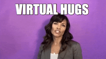 Virtual Hugs GIF by Your Happy Workplace